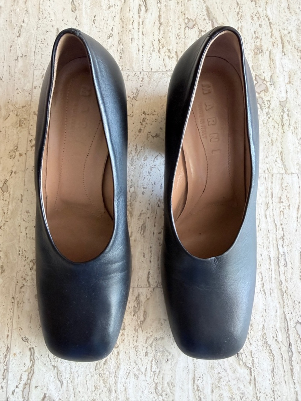 Marni block heels.